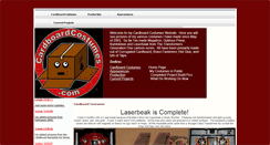 Desktop Screenshot of cardboardcostumes.com
